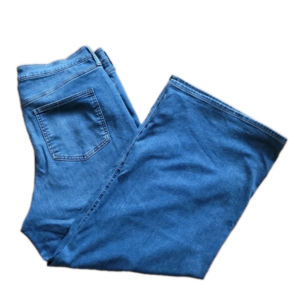 GAP Denim - Gap Women's High Rise Wide Leg Sweatpant Jeans Size 16 /33R